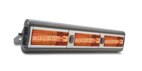 Solaira Alpha Series 48 In Electric Patio Heater 6000 Watts 240 Volts Silvergray