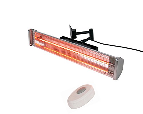 AZ Patio Heaters Electric Patio Heater with Remote Wall Mounted