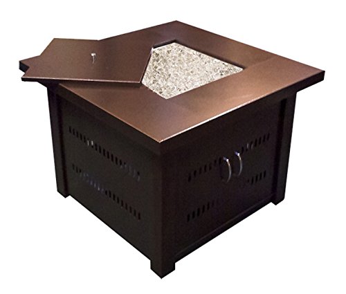 AZ Patio Heaters GS-F-PC Propane Fire Pit Antique Bronze Finish