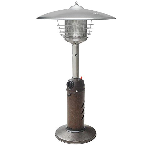 Gardensun HPS-C-PC 11000 BTU Bronze Tabletop Propane Gas Patio Heater