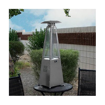 Tabletop Gas Patio Heater Finish Stainless Steel