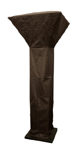 Hiland Heavy Duty Waterproof Commercial Square Patio Heater Cover Mocha