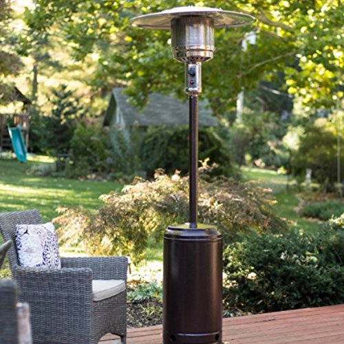 Patio Propane HeaterCommercial Tall-Keep A Warm Cozy Outdoor SpaceHammered Bronze
