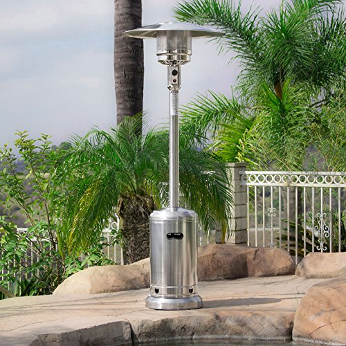 Belleze 48000btu Premium Patio Propane Heater Csa Certified Stainless Steel