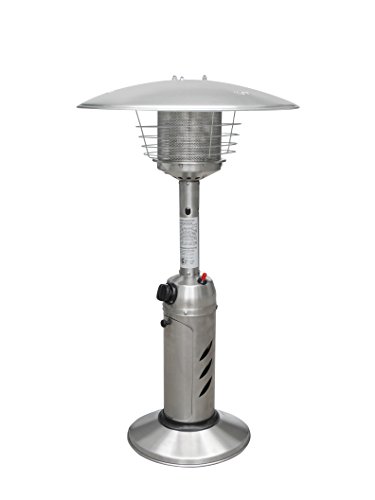 Global Air GLD-SS Table Top Stainless Steel Patio Heater FullQueen