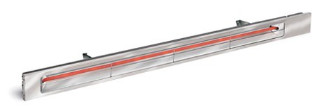 Infratech Sl3024sv Slim Line - Single Element 3000 Watt Patio Heater Choose Finish Stainless Steel Faceplate