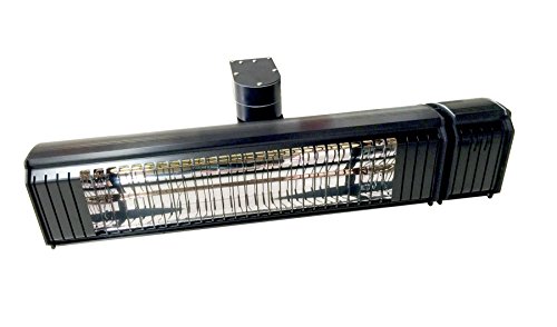 1500 Watt Infrared heater with full up and down and side to side adjustability Remote controlled Wall Mount Heater IndoorOutdoor CommercialResidential