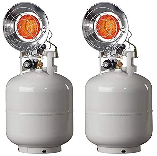 Mr Heater MH15T Single Tank Top Outdoor Propane Heater Pack of 2