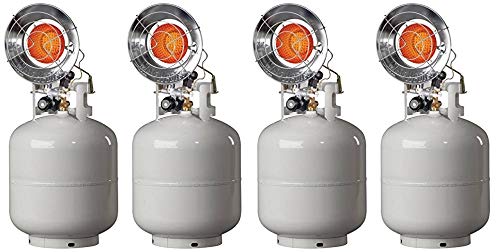 Mr Heater MH15T Single Tank Top Outdoor Propane Heater Pack of 4