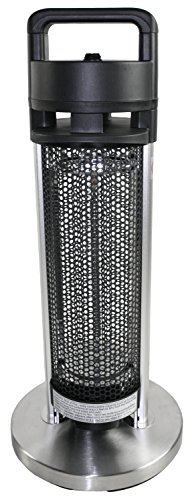 HETR H1013UPS IndoorOutdoor Rated Radiant Tower Heater 24-Inch