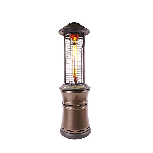 Lava Heat Italia Cylindrical Collapsible 6 ft Commercial Flame Patio Heater LHI-112 - Heritage Bronze - Propane