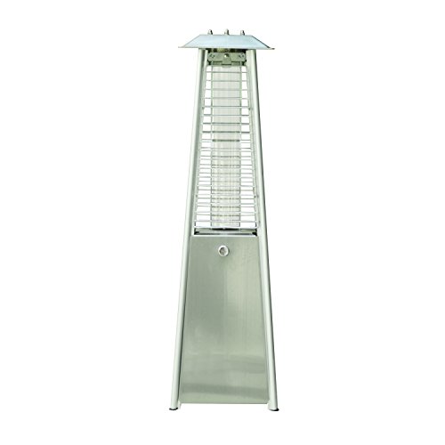Outsunny 34 9500 BTU Stainless Steel Pyramid Flame Patio Heater