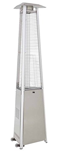 Az Patio Heaters Hlds01-cgtss Commercial Stainless Steel Glass Tube Patio Heater