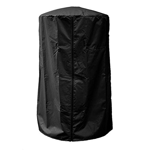Mumusuki Patio Heater Cover Courtyard 190T Polyester Fireplace Waterproof UV Resistant Anti-dust Outdoor Heater CoversBlack