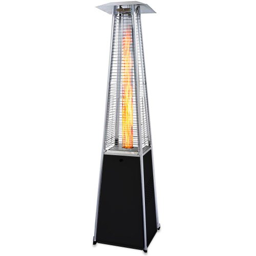 Garden Radiance Grp4000bk Dancing Flames Pyramid Outdoor Patio Heater With Black Base