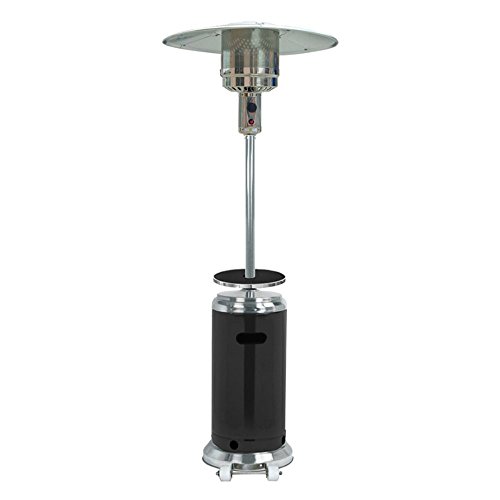 AZ Patio Heater and Black Patio Heater with Table