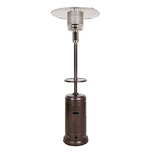 Duramax 40000 Btu Patio Heater Wdrink Tableamp Wheels propane - Bronze