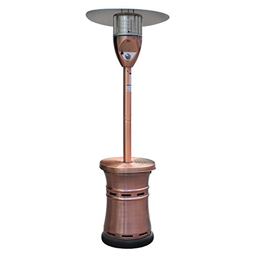 Lava Heat Italia 48000 BTU Propane Patio Heater with Table Propane LP Outside Heater Perfect For Lawn Garden Yard Patio Outdoors