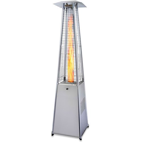 Garden Radiance Grp4000ss Dancing Flames Pyramid Outdoor Patio Heater With Stainless Steel Base