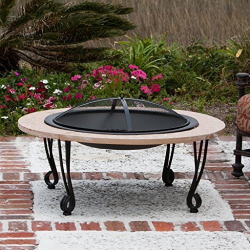 Outdoor Fire Pit Garden Patio Heater Metal Bowl Yard Heating Fireplaces Christmas Present Xmas Gift