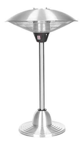 Fire Sense Indooroutdoor Infrared Tabletop Heater And Stand Stainless Steel