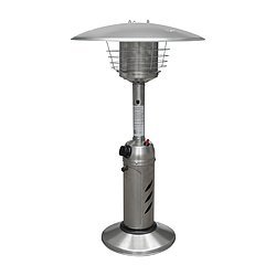 Gardensun HPS-SS 11000 BTU Indoor& Outdoor Electric Stainless Round Steel Tabletop Heater