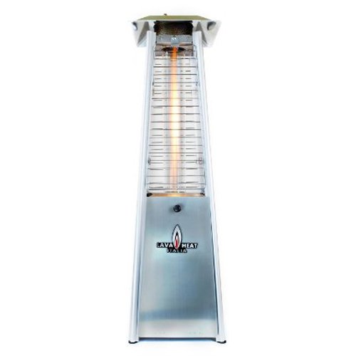 Lava Heat Italia Tabletop Propane Patio Heater Mini 21000 Btu Stainless Steel