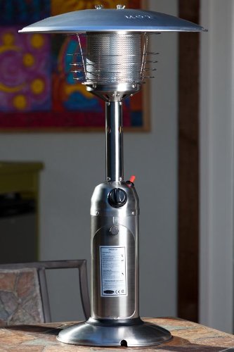 Tabletop Propane Patio Heater 13Hx21W STAINLESS STEEL