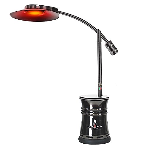 Lava Heat Italia Cantilever Commercial Dome Style Patio Heater Lhi-163 - Gun Metal - Propane