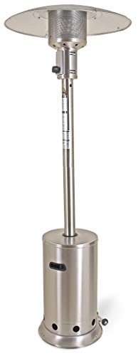 Mi-T-M MH-0040-PM10 Outdoor Patio Heater Propane Fueled Low-22500High to 40000 BTU