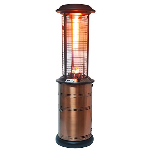 Lava Heat Italia Lhi-milano-36btu-bc-lp Patio Heater Milano Propane 36000 Btu Brushed Copper