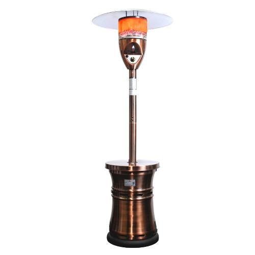 Lava Heat Italia Patio Heater Alto Propane 48000 Btu Brushed Copper