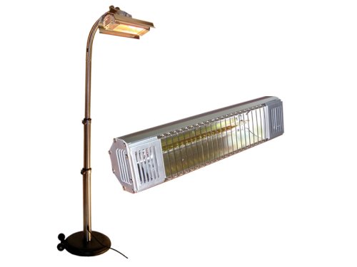 Mojave Sun Electric Infrared Patio Heater With Telescopic Pole