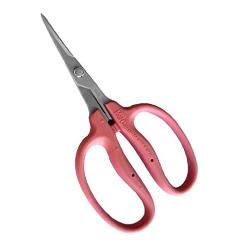 Chikamasa B-500SFP PINK Sap Resistant Garden Scissors w Fluorine Coating STRAIGHT Blade