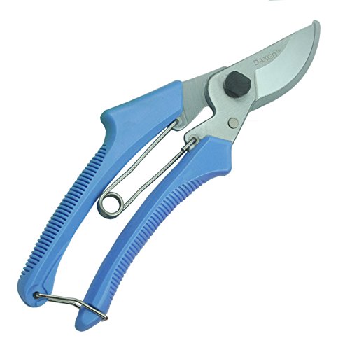 DAXGD 102X Garden Pruning Shears -- SK3 Tool Steel Blades -- 79 Inches Hand pruner Garden Clippers Garden Scissors for Trees Roses and HedgesBlue