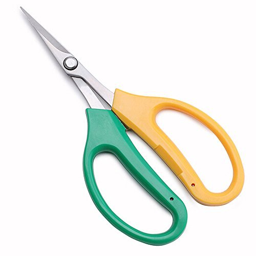 Honbay Sturdy Trimming Scissors For Gardenfruits And Grapes With Soft Grips And Bent Up Blade