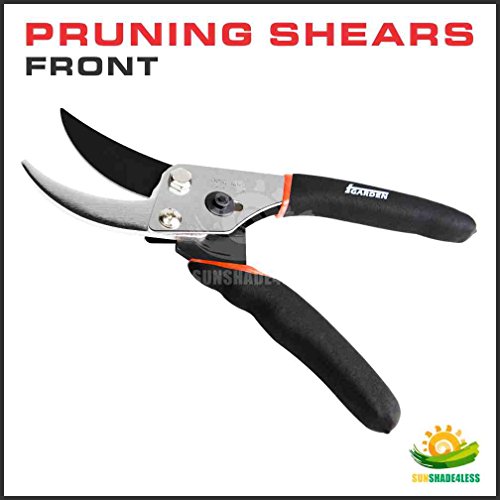 Igarden Traditional Bypass Pruning Shears Garden Scissor Heavy Duty