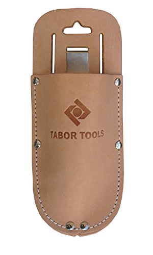 Tabor Tools Leather Holster for Pruning Shears Sturdy Craftsmanship Tool Belt Accessory Sheath Fits Most Garden Scissors Great Gift Idea for Gardeners