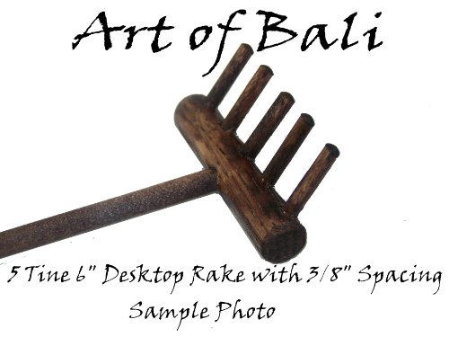 Art Of Bali Zen Garden Rake Five Tine Desktop Rake - Zen Gardens