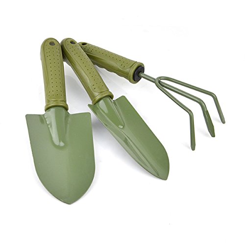 Freehawk Gardening Plant Pot 3 pieces Gardening Tools Small Shovel  Rake  Spade