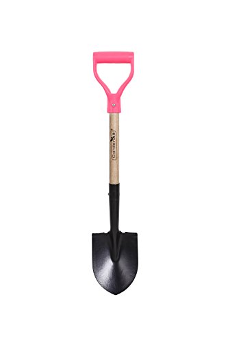 GardenAll Mini Round Point Shovel with High-end Ash Wood Handle-76718ap
