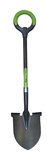 Radius Garden 25202 Pro-lite Ergonomic Carbon Steel Shovel Green