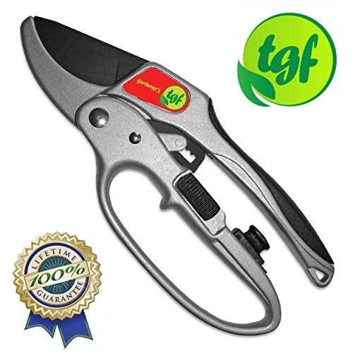 Pruners Ratchet Pruning Shears Garden Tool For Weak Hands Gardening Gift For Any Occasion Anvil Style
