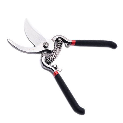 Professional Pruning Shears ZETOLL 8 Inch Heavy Duty Hand Razor Sharp Garden Pruners For Serious Gardening