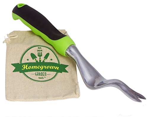 Hand Weeder With Ergonomic Handle From Homegrown Garden Tools Weeding Tool For Lawnamp Garden Includes Burlap