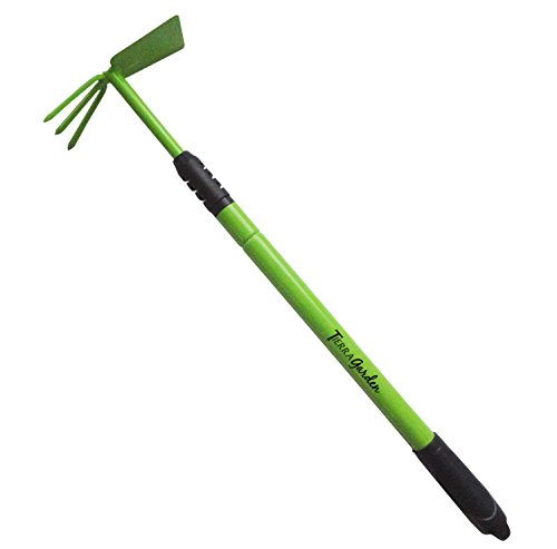 Tierra Garden 35-1825 Carbon Steel Telescopic Digger and Hoe