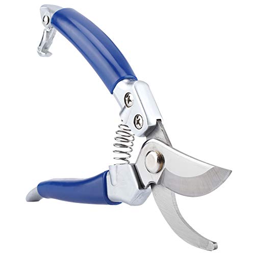 Jeffergarden Gardening Plant Scissor 8 Pruning Shears Multi-Functional Home Branch Pruner Hand Tool for Flower Tree Blue