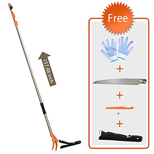 TNPSHOP Telescopic Pole Saw Tree Pruner Garden Branch Trimmer Cutter 18m-4m14-31m US