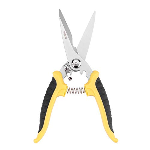 ViaGasaFamido Pruning Shear 8 Stainless Steel Plant Flower Scissor Branch Pruner Hand Tool with Safety Lock for Home Gardening Work