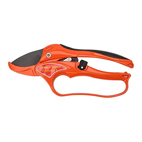 ousifanersty Garden Tool Pruning Shear Scissors Fruit Ratchet Secateurs Cutting Branch Cutter